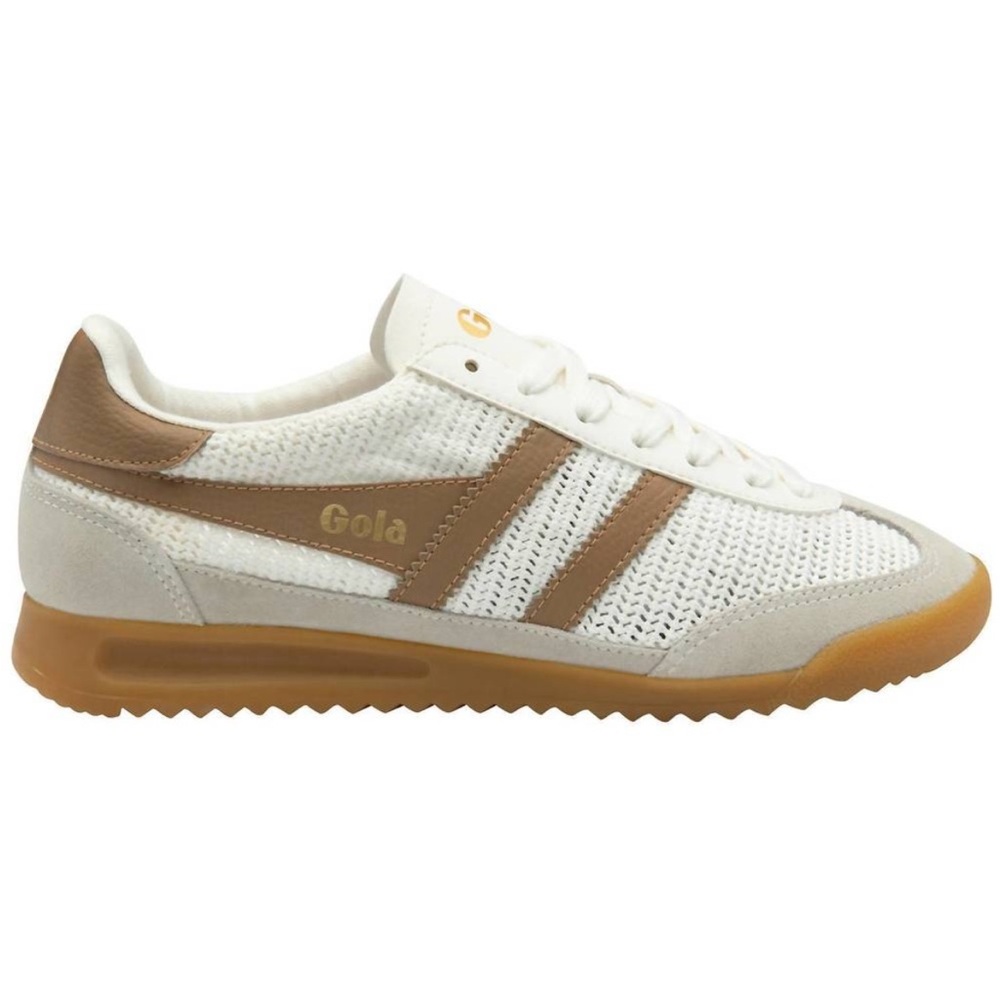 Gola Tornado Zephyr Woven Crochet Women’s Sneakers 7.5 Off White/Light Caramel - Picture 5 of 16